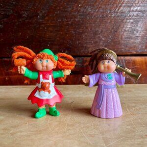 1994 McDonalds Happy Meal Cabbage Patch Kids Set of 2 Chrismas Angel and Elf